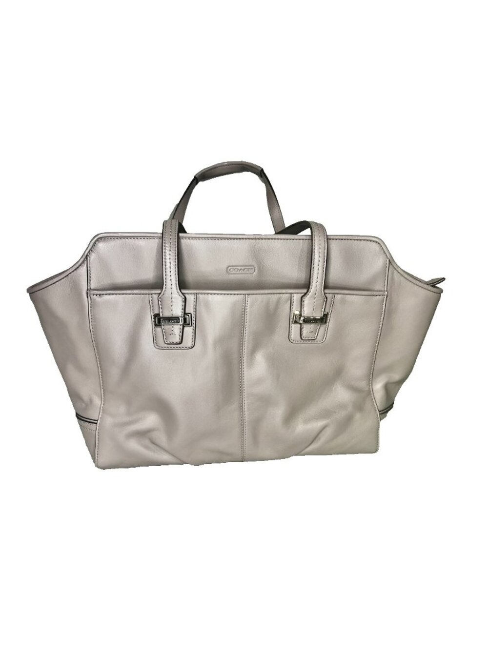 COACH Taylor Alexis Leather Lavendar Carryall Shopper Tote Bag Purse F25205